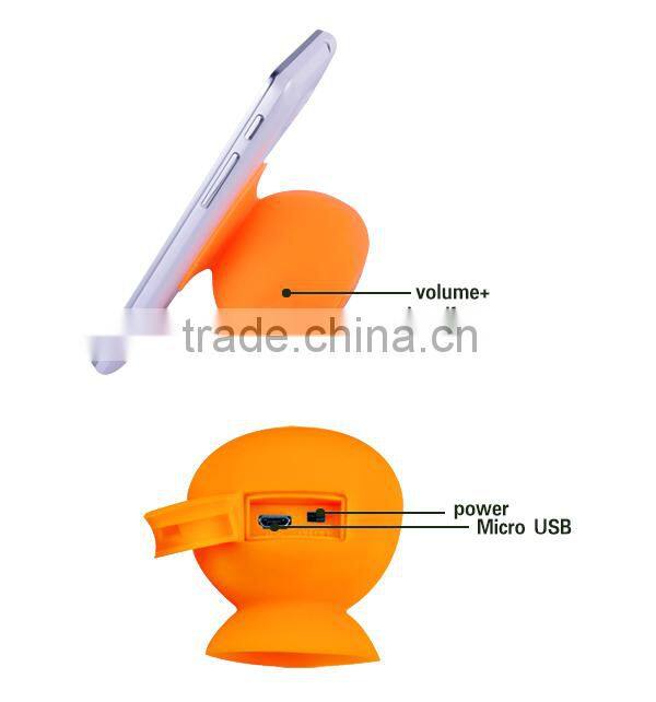 Bathroom silicone bluetooth wireless mini portable speaker bluetooth