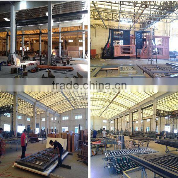 AJLY-606 factory price Art Aluminum Villa Exterior/Entrance door/gate