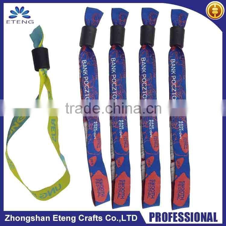 fashion custom fabric bracelets,cheap custom woven wristbands