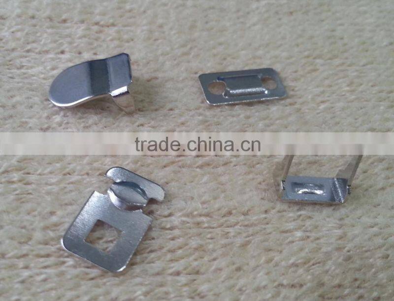 8014B Suit Trousers Metal Hook and Bar in Silver NF --- 8014B