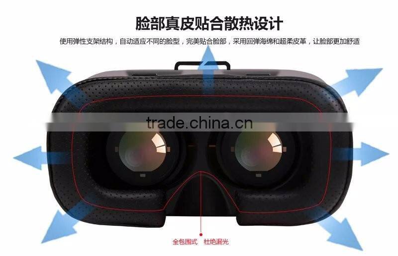 Top Sale VR BOX Version 3D Glasses Virtual Reality 3D VR Glasses For 3.5 - 6.0 inch Smartphone For iPhone 6/6s TB-0165