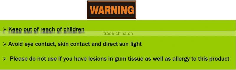 Professional effect dental teeth whitening liquid