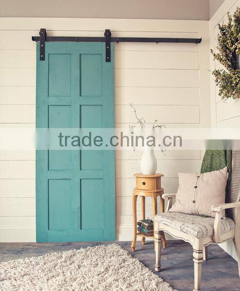 6FT Top Mount Sliding Barn Door Hardware/Wood Door System