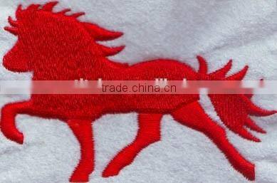 2016 different colors horse pattern embroidery patch badges