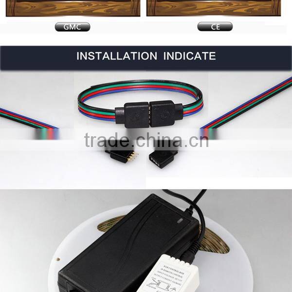 2015 hot sales rgb remote controller with 24keys with high quality