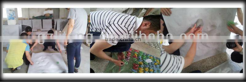 Factory Price Direct Kids Indoor artificial climbing wall