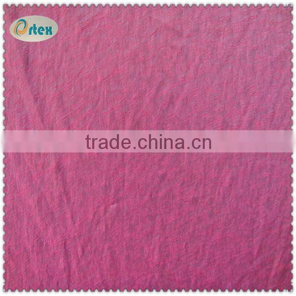 zhangjiagang 100 polyester slub filament knit fabric