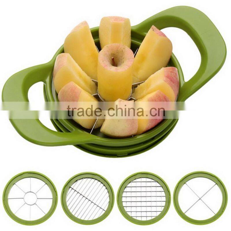 Homdox Multifunction Smart Kitchen tools Fruit Cutter Knife Pitter Stoner Corer Fruit Chopper Splitter Slicer Remove AM004201