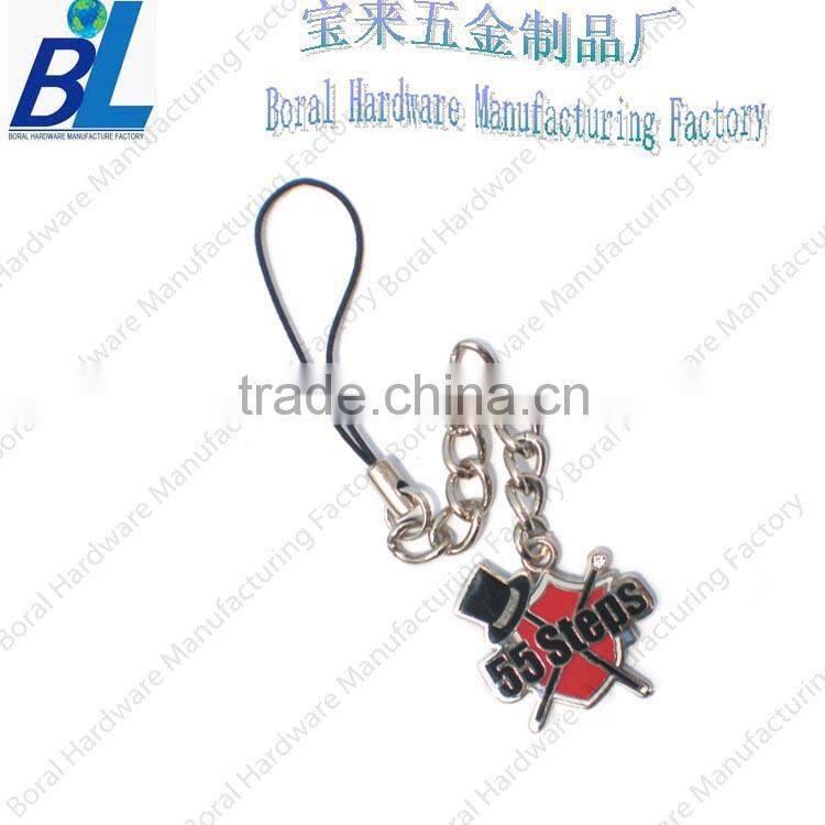 Enameled metal sword art online phone strap with chain