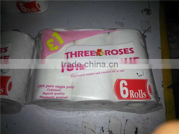 wholesale stock toilet paper hot sale