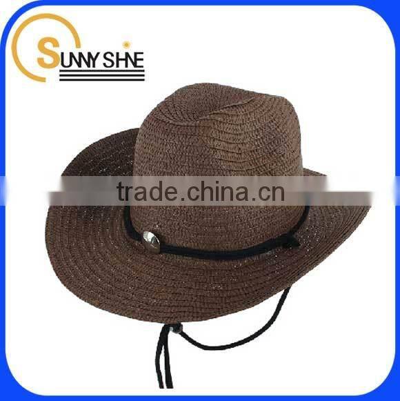 Sunny Shine high quality bucket hat custom cowboy straw hats