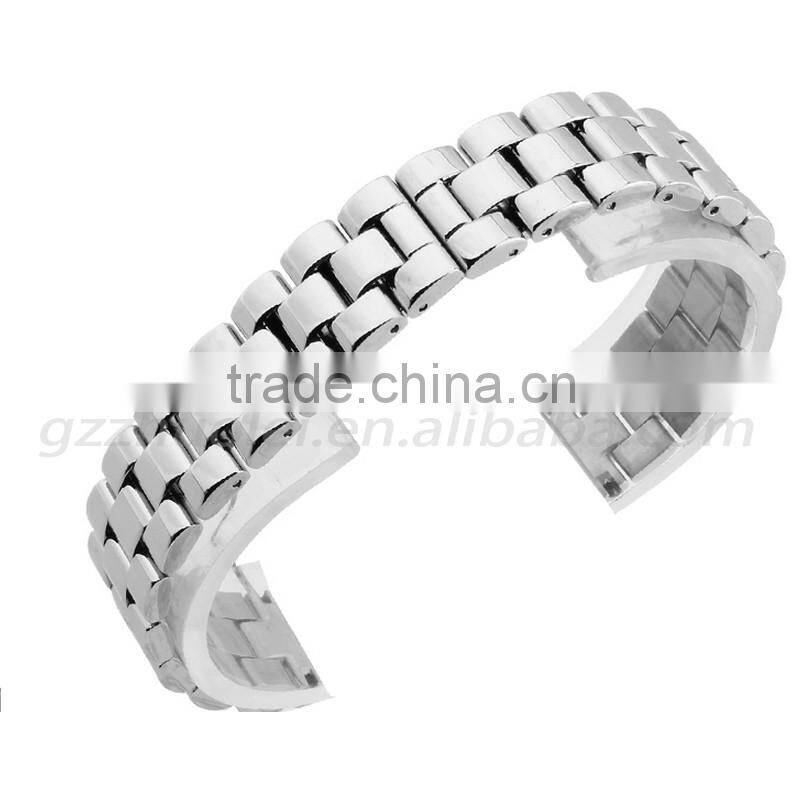 2015 New Style durable Stainless Steel bracelet15mm with double click stainless steel buckle Wholesale 3PCS