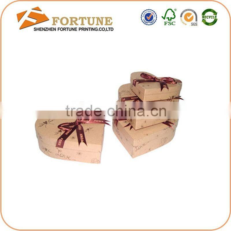 China Manufacturer Wholesale Different Types Gift Packaging Box, Bow Tiw Packaging Box For Gift