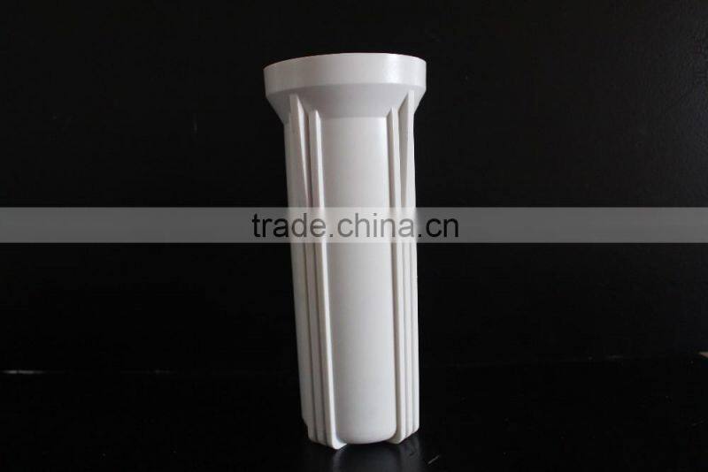 10 Inch plastic water filter housing white