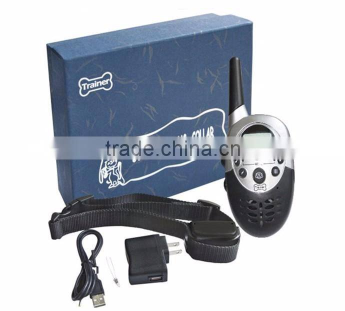 Rechargeable Waterproof Peted dog Electronic shock training collar E613