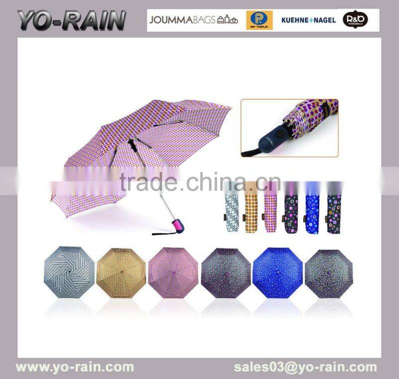 umbrella can be customized printing 3 fold cheap rain umbrella with factory price