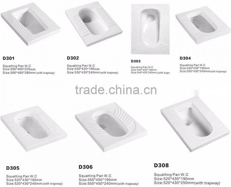 Reasonable price alibaba wholesale squatting pan and ceramic squat toilet