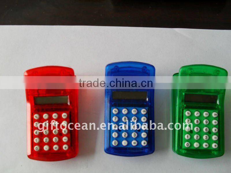 roll-out card holder & pen & calcultor