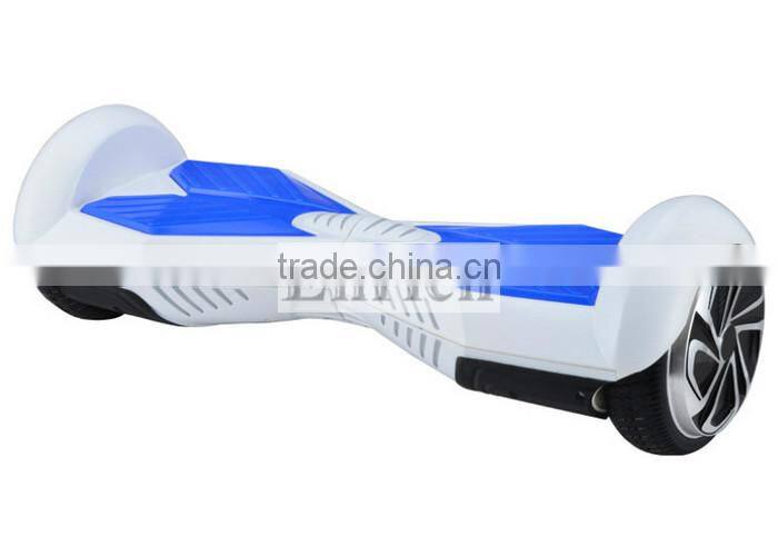 2015 Hot sales 2 wheel electric scooter self balancing with LED light and Max Speed 12km/h scooter electric hands free scooter