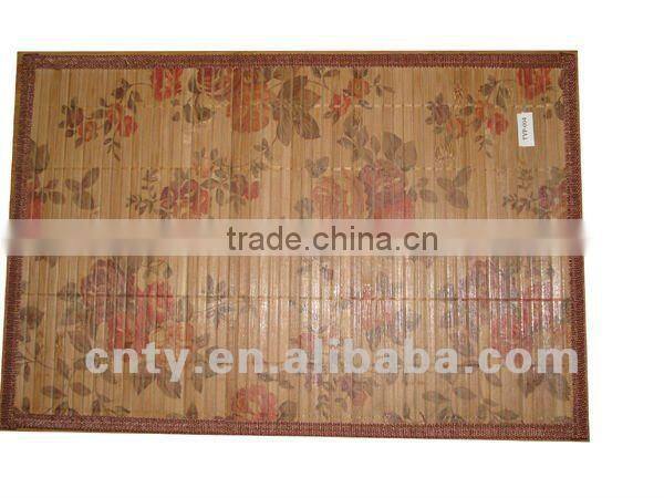 printed bamboo place mats