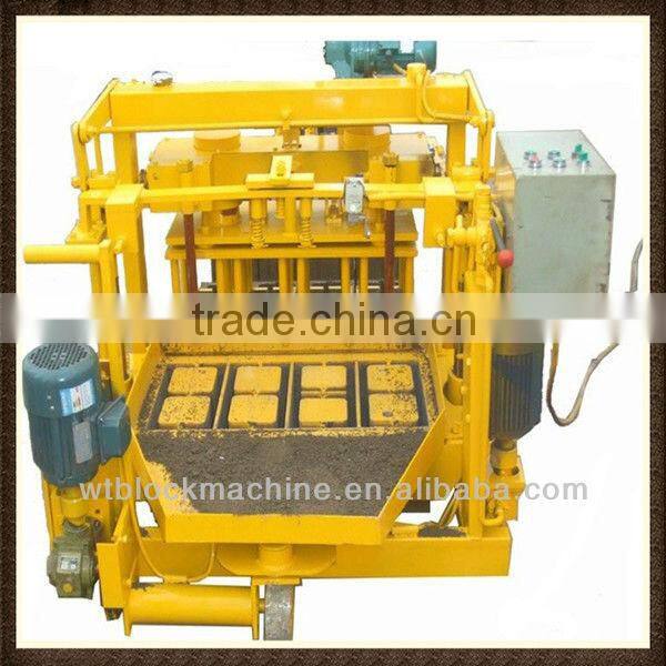 QT40-3 moving design layout for hollow block