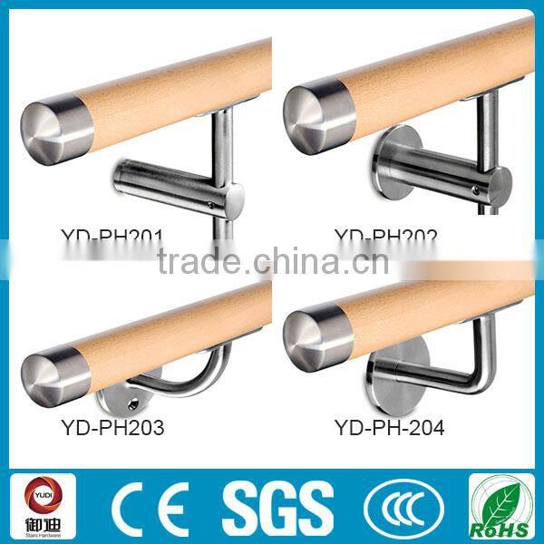 Stair Round Wood Handrail