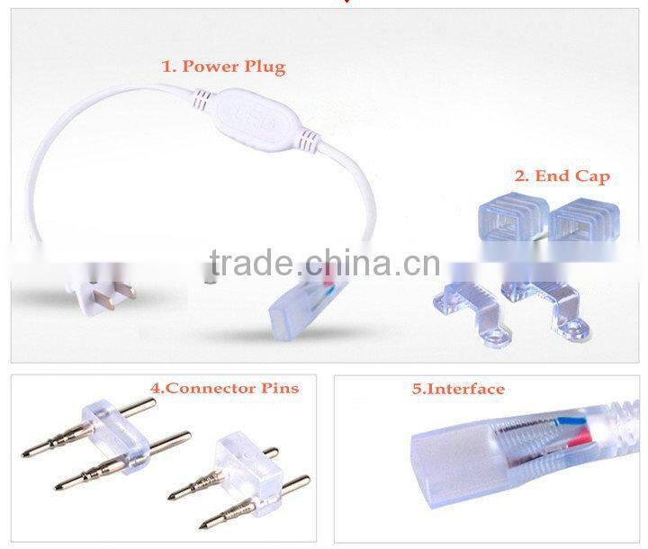 High Voltage 2 Years Warranty SMD 5050 LED Strip Light 240V Warm White