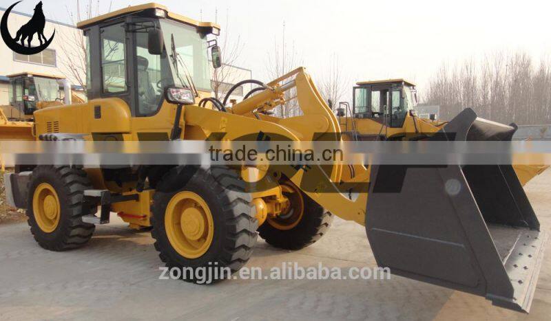 Wolf 4.0 Ton loader bucket with quick hitch 2.4 cbm bucket and 20.5-25 tire