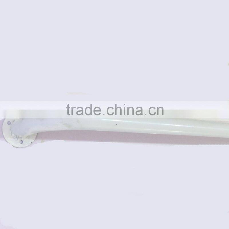 Sample white wall mounted clothes rack/ garment wall display rack