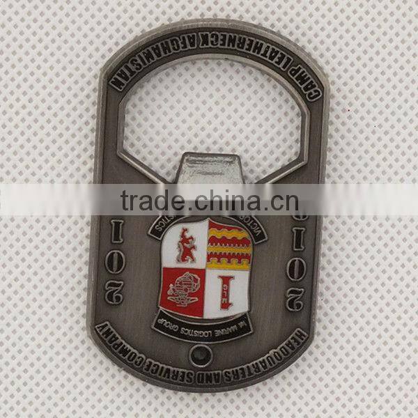 SM-LO010 metal military souvenir bottle opener custom shape