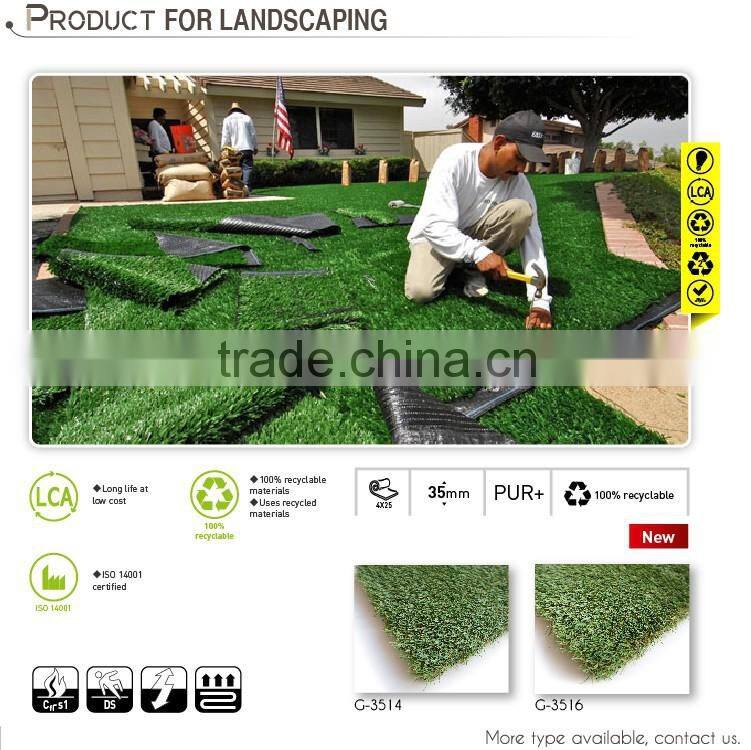 20mm Landscape Artificial Grass Yarn