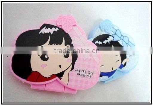 CARTOON MIRROR , comb and mirror