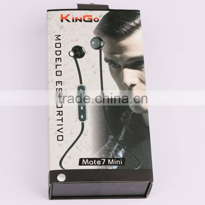 Best Sale Stereo Wireless Neck Strap Bluetooth Sport Earphone MP3 Player