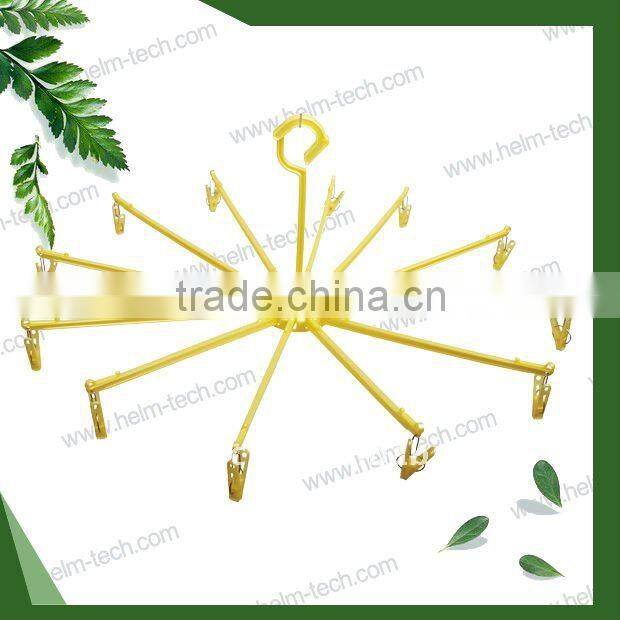 Household Product-Umbrella-shaped Clip Clothes Hanger(12pegs)-3136