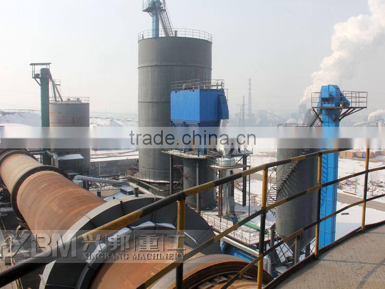 2014 XBM durable and energy saving Rotary kiln for calcinating limestone