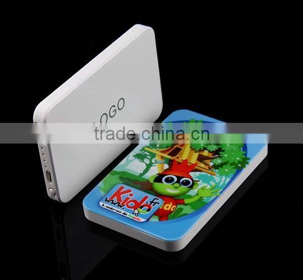 2500mAh Full Color Printing Combo LED Logo USB Power Bank