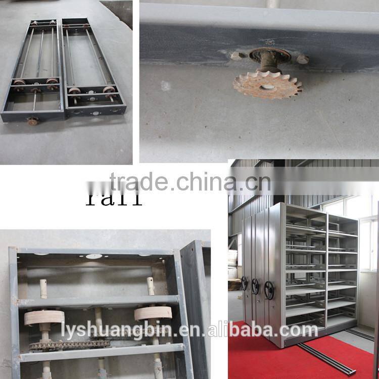 Mobile government/bank/company/office/hospital/college documents storage metal mass shelf