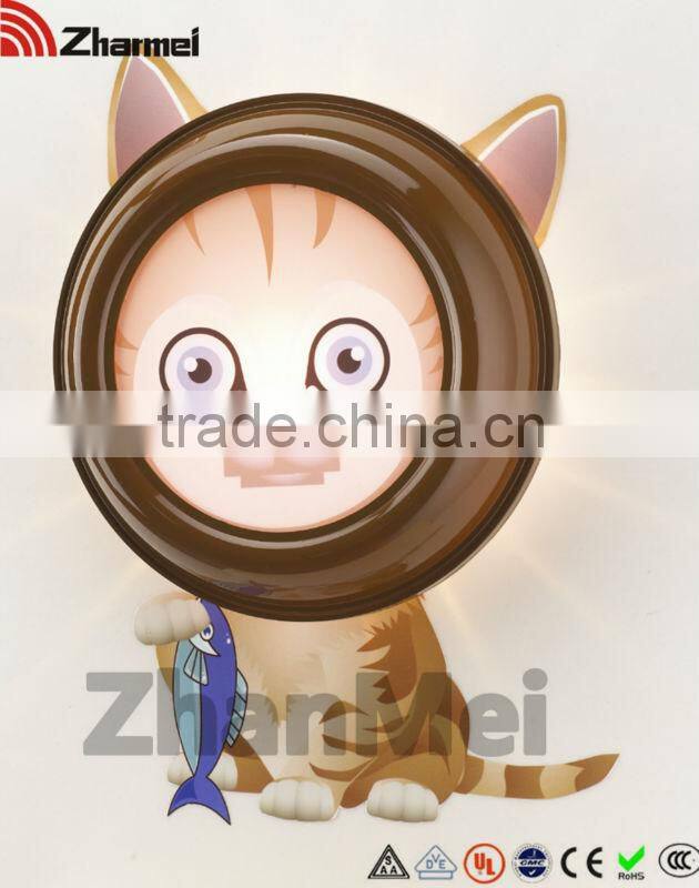 Little bear paster kids wall lamp