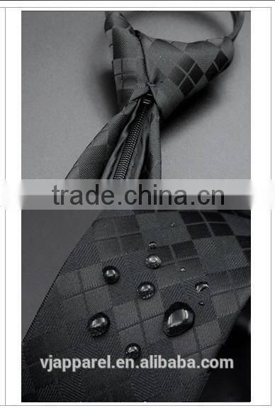 mens X-Long Pattern Zip Necktie