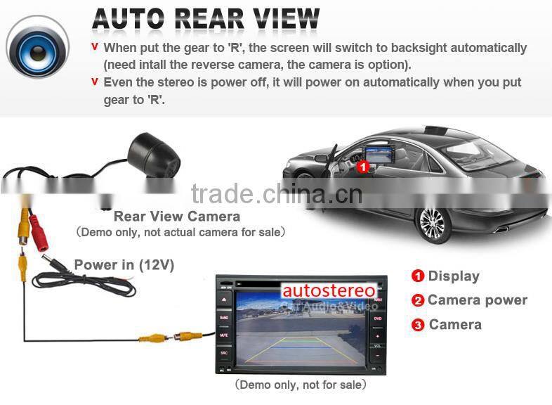 Car stereo 2 Din Car DVD Player GPS Navigation System forJezz Car Audio with Satnav