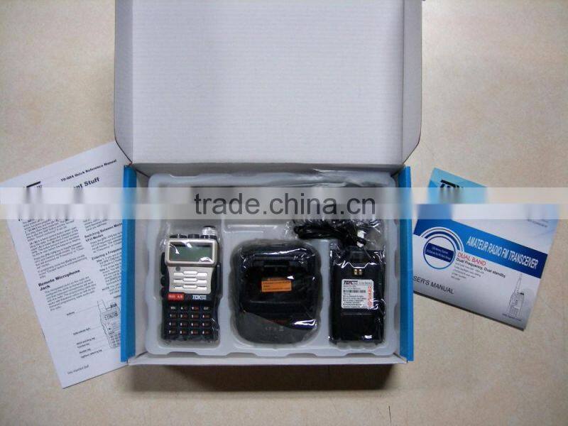 NEW TDXone TD-Q8 VHF/UHF Dual Band walkie talkie,two-way radio