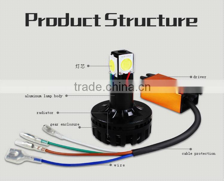 9-80V 12-28W motorcycle headlight imported chip 6000K white light electric scooter led light rear lights motorcycle