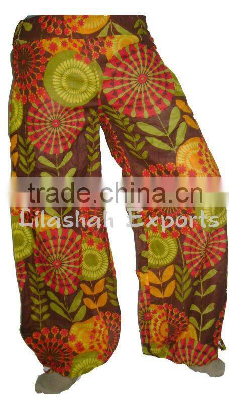 Cotton Trousers printed Cotton Harem Pant cotton print Harem trouser plazzo Pants