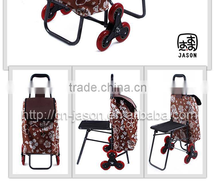 very popular shopping trolley bags with chair C3D-03
