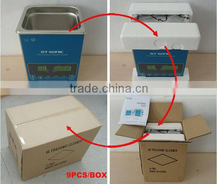 GT SONIC digital laboratory ultrasonic tank with degas function GT-1620QTS