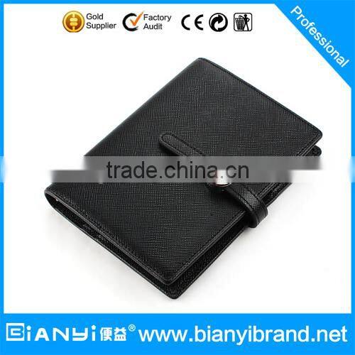 Custom 2016 leather diary, Cheap A5 pu leather notebook