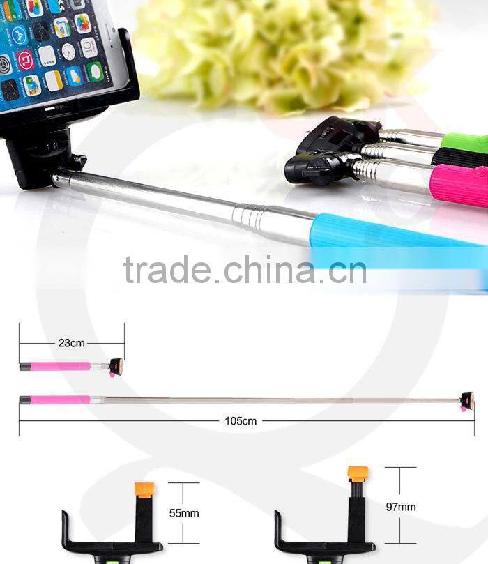 Upgrade Version Z07-5 Hot-Sale Wireless Bluetooth Aluminium Monopod Selfie Stick