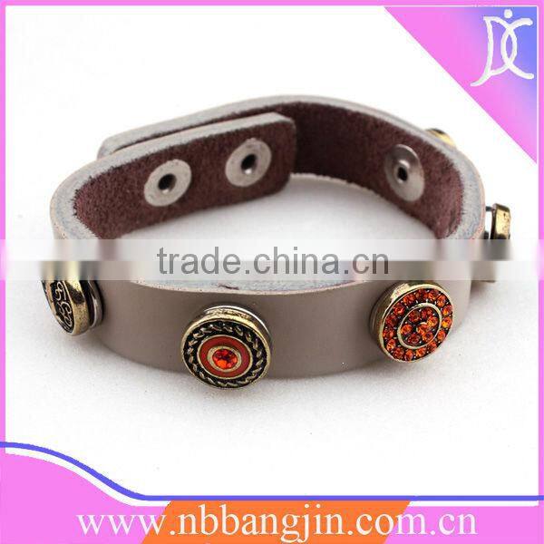 2013 New Products,Real Leather Bracelet,Bracelet Vners,Alibaba China