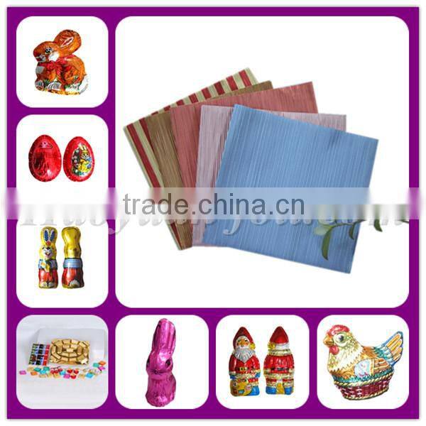 chocolate packing aluminium foil for moulding