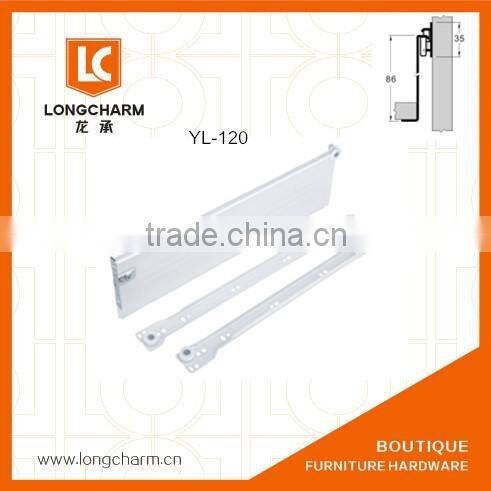 telescopic channel drawer slide roller drawer slide metal drawer slide rail from furniture Hardware